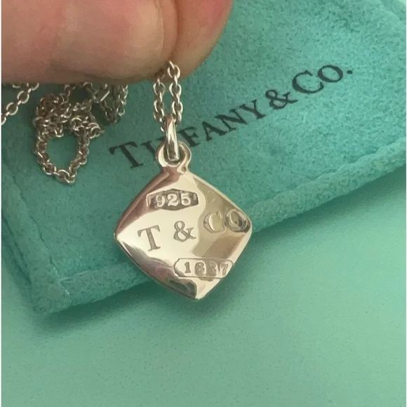 Tiffany & Co. 🎁 GIFTABLE 18” Necklace RARE 925 Silver +Pouch, BOX & Bag - Picture 12 of 17